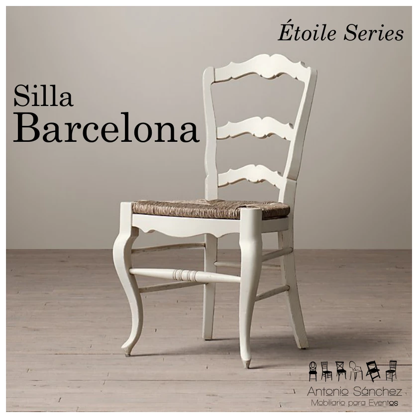 Primera página del brochure: Silla Barcelona