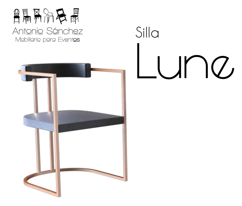 Primera página del brochure: Silla Lune